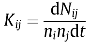 Equation 1 collision kernel extracted from source PDF
